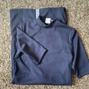 Original Adidas turtle neck 3 stripe dress